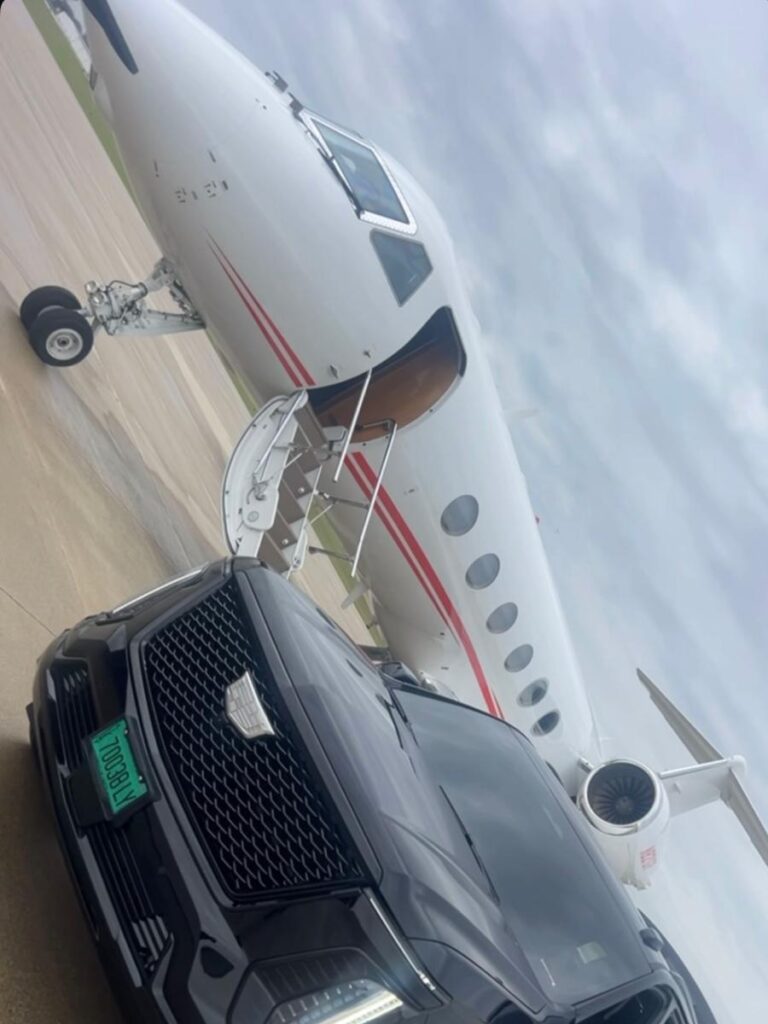 Cadillac with Jet